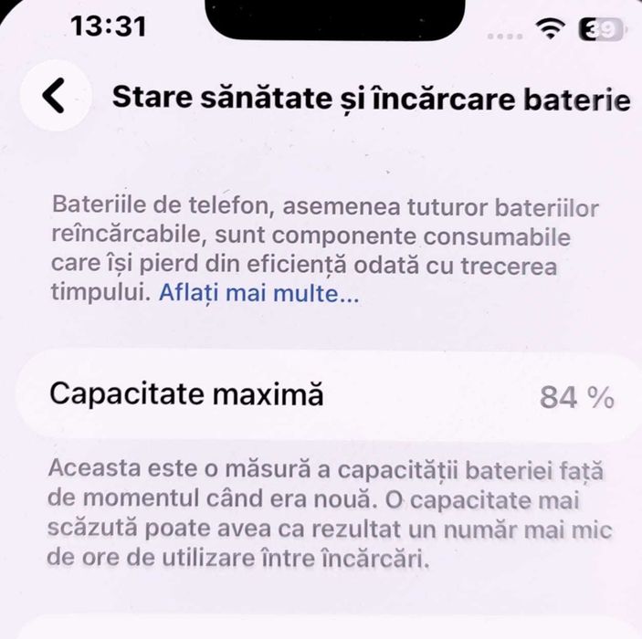 (AG 35) Telefon iPhone 14 Plus 128GB  b.34630 - 2200Lei Garantie 2ani!