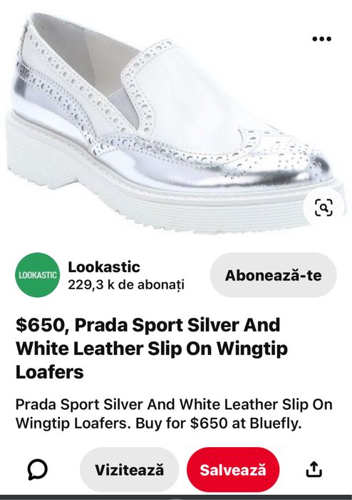 Incaltaminte prada originala de dama.