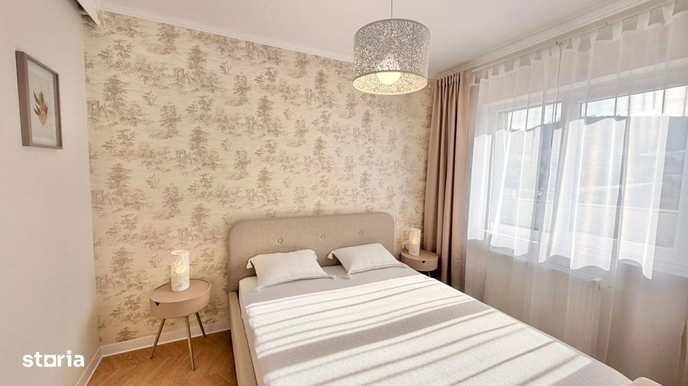 Apartament 3 camere, mobilat modern, etaj intermediar, zona Terra