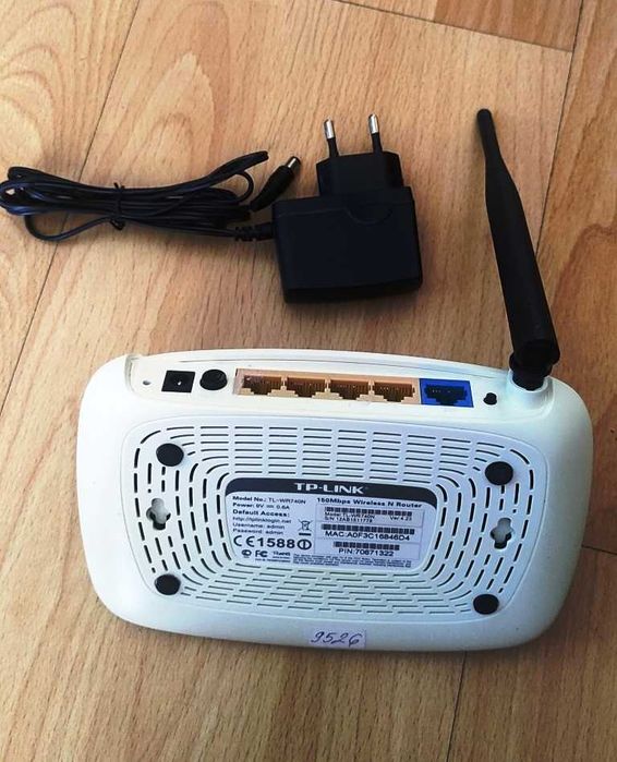 WiFi рутер TP-Link TL-WR740N, V4.23, 150мб/сек