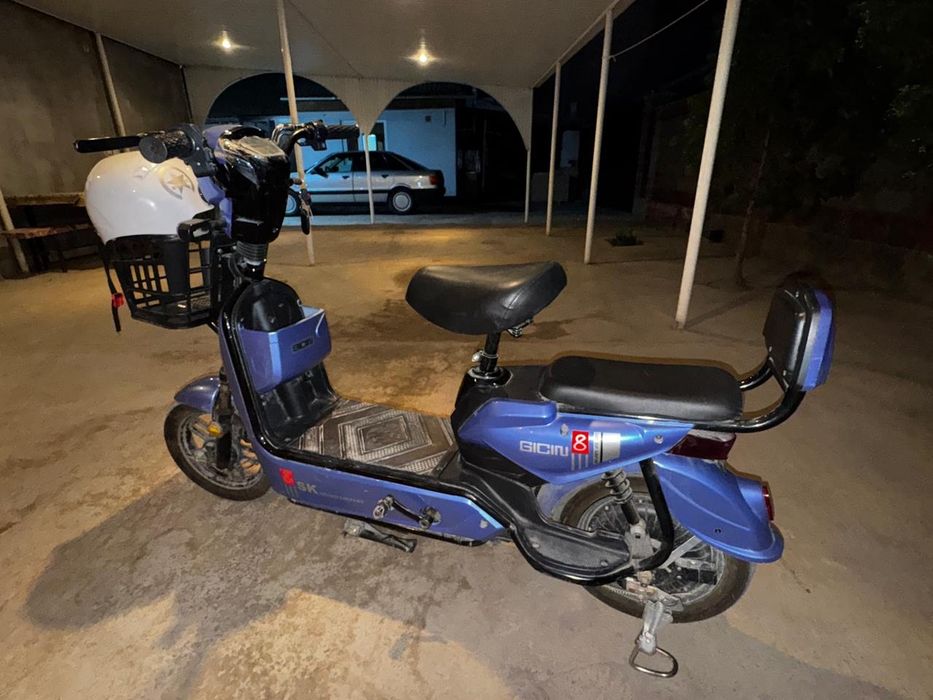 Электро мопед SK8 синий