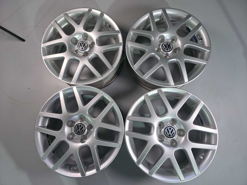 4 Jante Aliaj 5x100 16'' OEM VW Golf 4 VW T-Cross VW Taigo / Skoda Fabia Kamiq Rapid Scala - 6.5J ET 42 !
