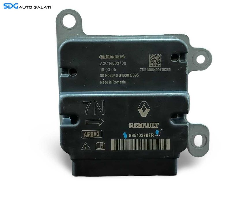 Unitate Modul Calculator Control Airbag Dacia Logan 2 2012 - 2016 Cod 985102787R [LR6620]