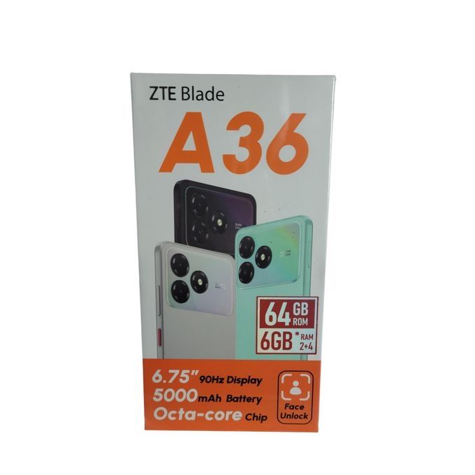 ZTE Blade A36 с памятью 64 ГБ.
