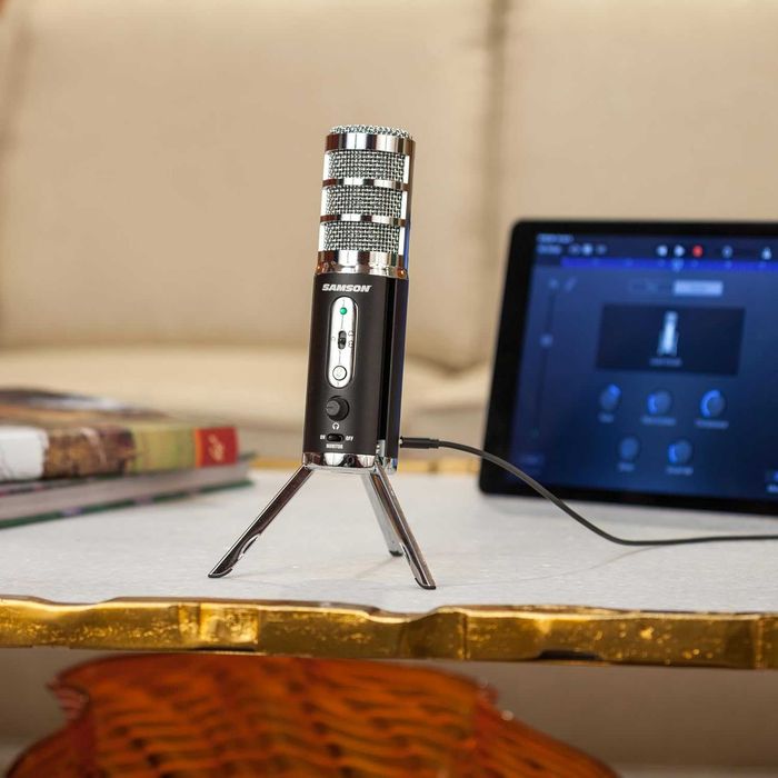 Microfon condensator SAMSON Technologies Satellite USB iOS Condenser Podcast Streaming Nou Sigilat
