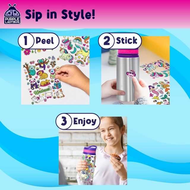 бутилка за вода от неръждаема стомана, произведен от Purple Ladybug.