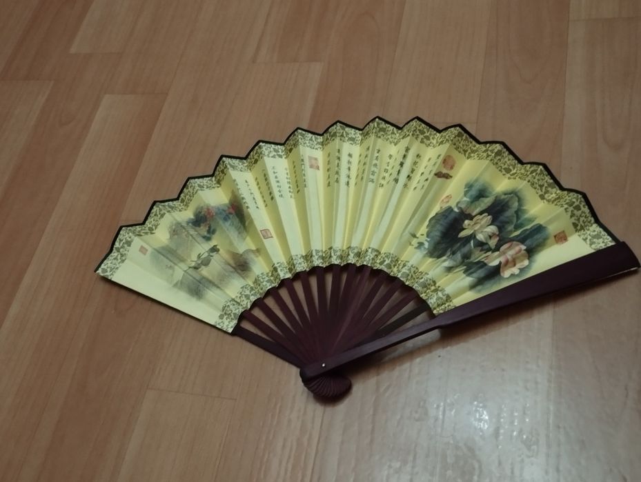 Подсвечник синий, тройной,веера