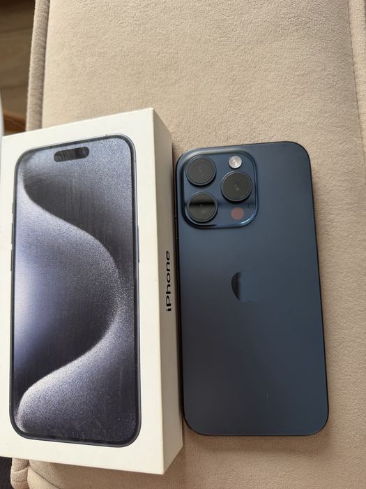 Iphone 15 pro 256 84% blue tutanium