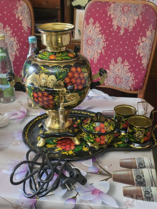 Самовар росписной