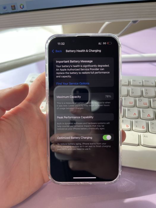 iPhone 13, 128 GB, 78%