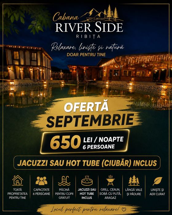 Impreună cu copii la Cabana