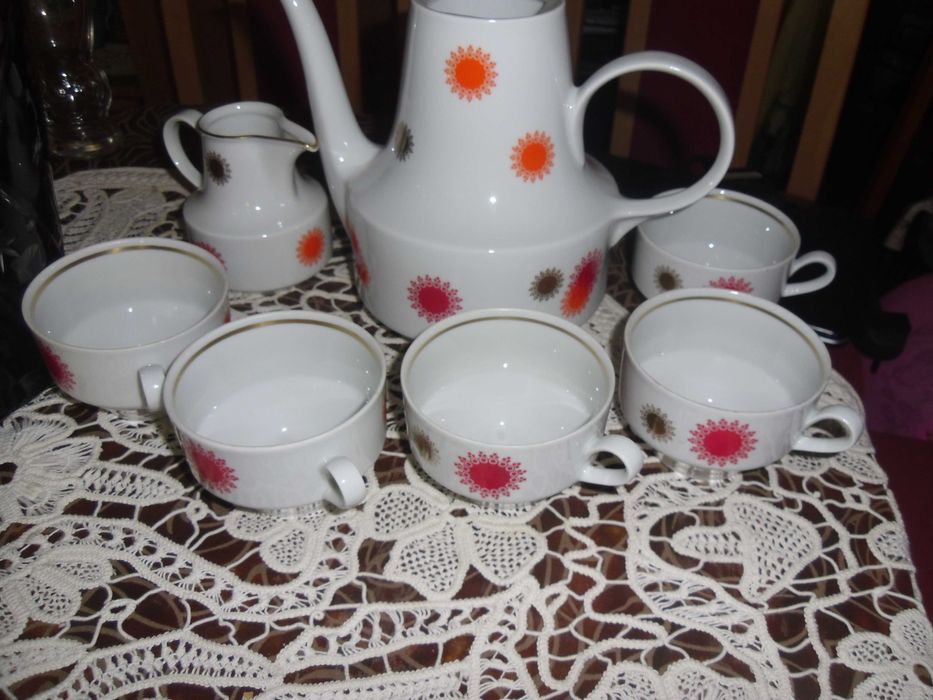 Serviciu  cafea portelan fin