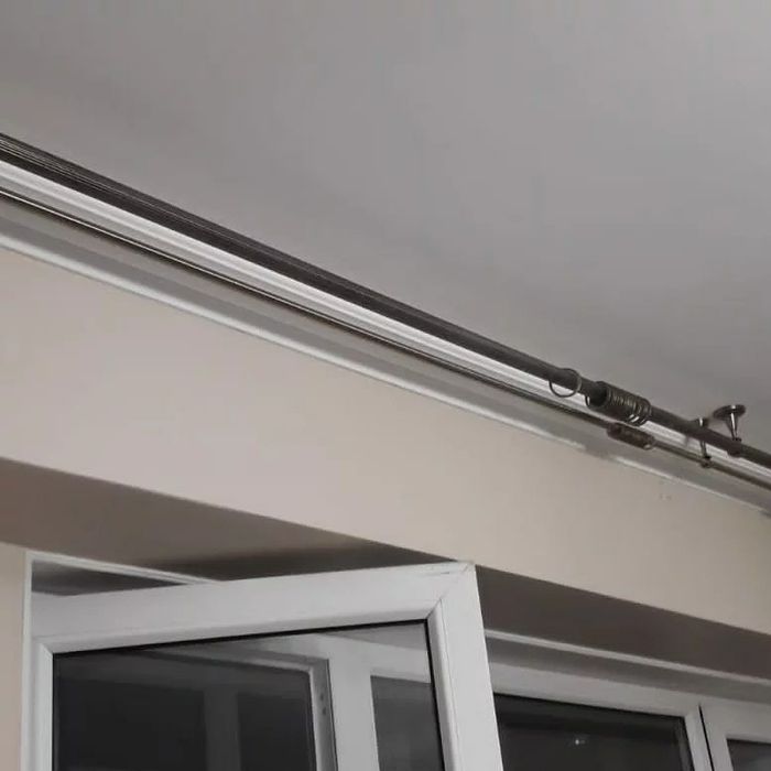 Установка карнизов, гардин