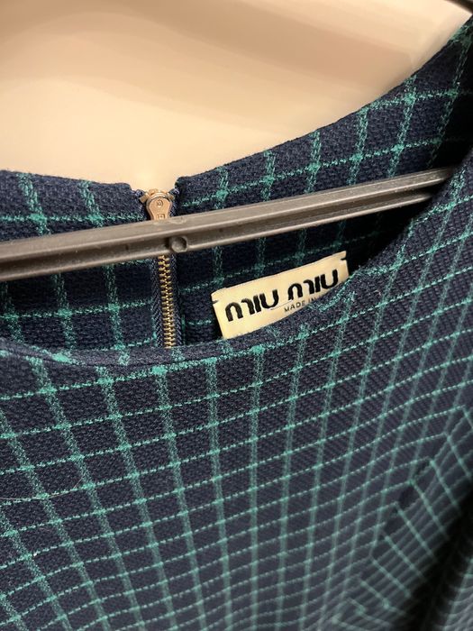 Платье  miu miu теплое, шерсть