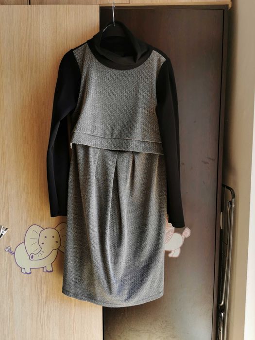 Рокля за бременни и кърмещи дами, размер 42