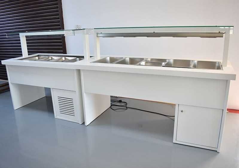 Linie Bufet Suedez / Vitrină Mic Dejun HoReCa – Modul Cald & Frigorific