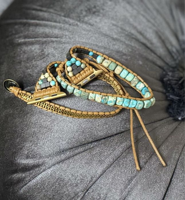 Браслет в стиле бохо для apple watch 41 mm