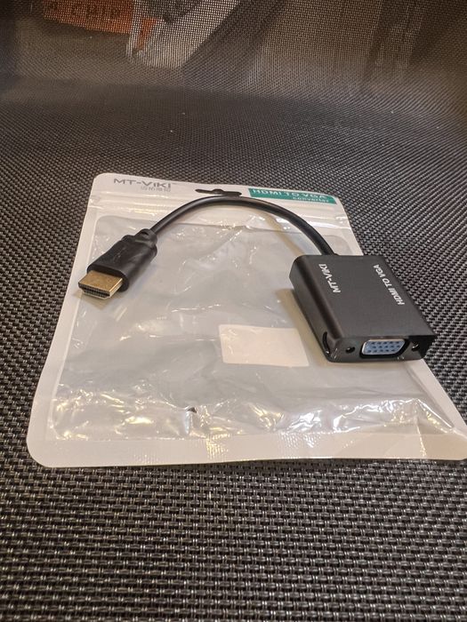 Преходник Hdmi на Vga Преобразователь  Адаптер Hdmi =>Vga