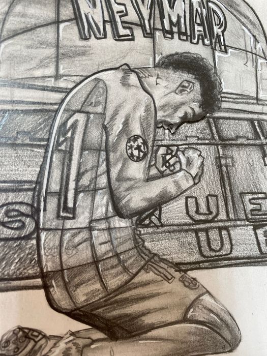 Portret cu Neymar 4K +semnatura