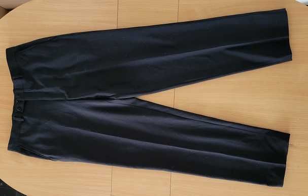 Pantaloni stofa 43% lână bărbați Rosner negru L-XL 96cm