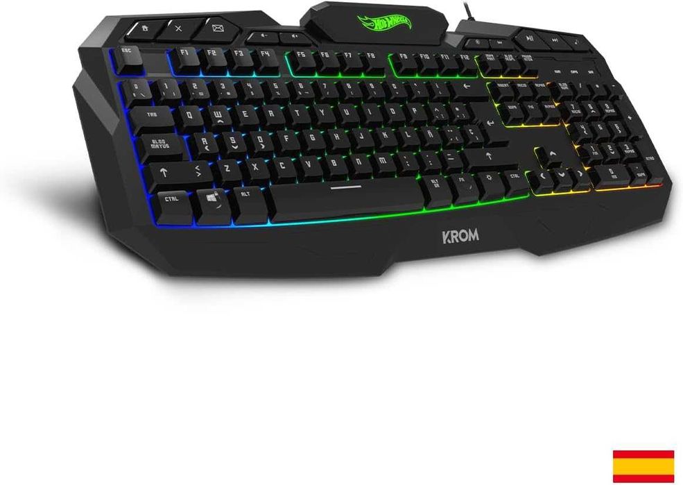 Tastatura Mouse si Mousepad KROM Hot Wheels RGB ES