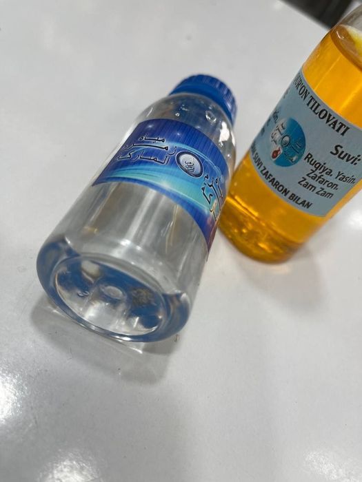 Зам зам тоззаси ва сув аралашгани.  Zam zam tazzasi va suv aralashgani