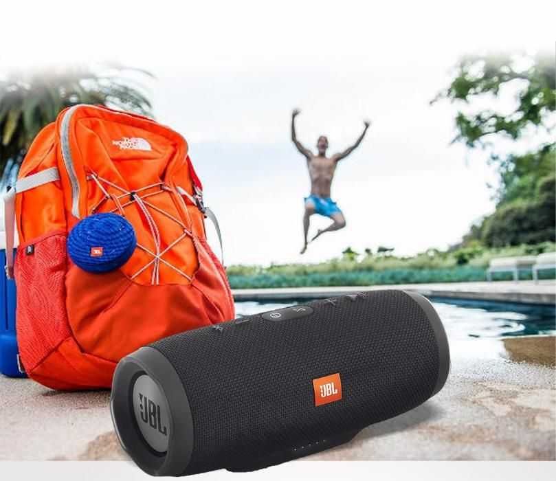 НОВА блутут преносима колонка JBL Charge 3 водоустойчива 20W 6000mAh