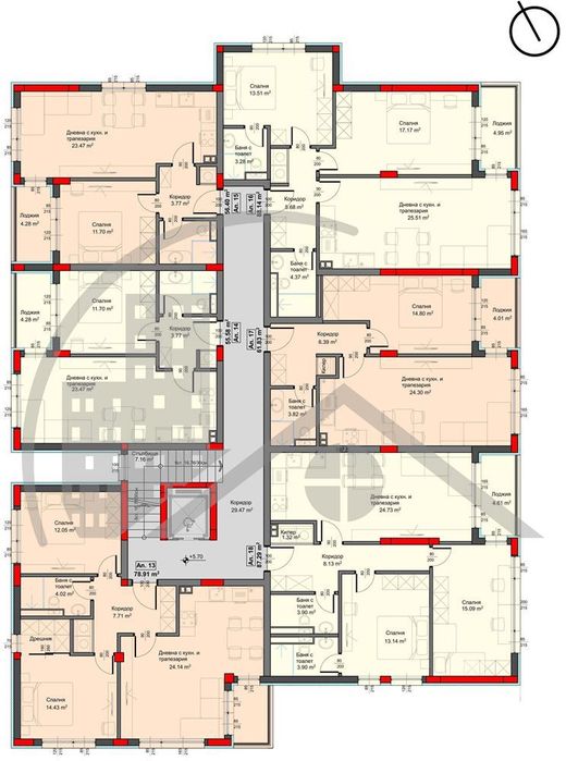 3-стаен в Варна-Аспарухово, НС, Панорама море