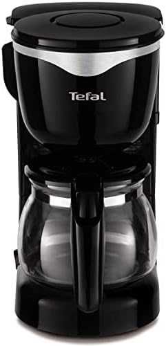 Tefal CM3408 Мини стъклена кафемашина 600 W 6 чаши Черна / Неръждаема стомана
