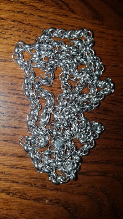 Nou nout,superb lant argint 925 Italy masiv foarte lung,model deosebit