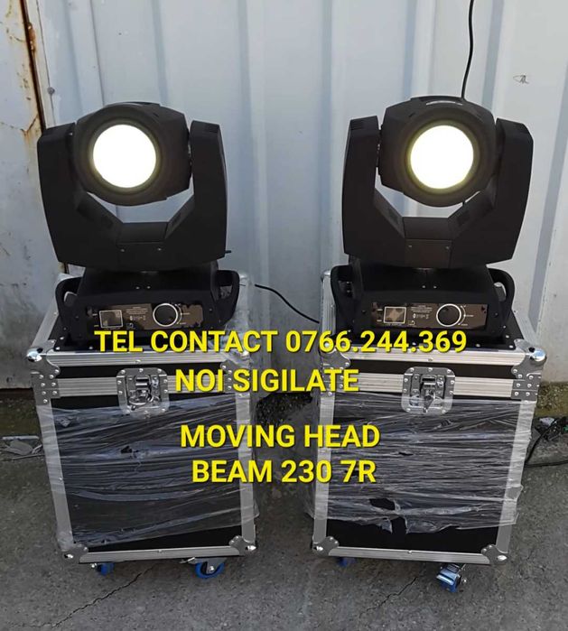 Beam 230 7r Moving head robot NOI SIGILATE + CASE inclus in pret