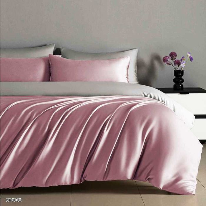 Луксозен Спален Комплект с Драперия – 100% Памук