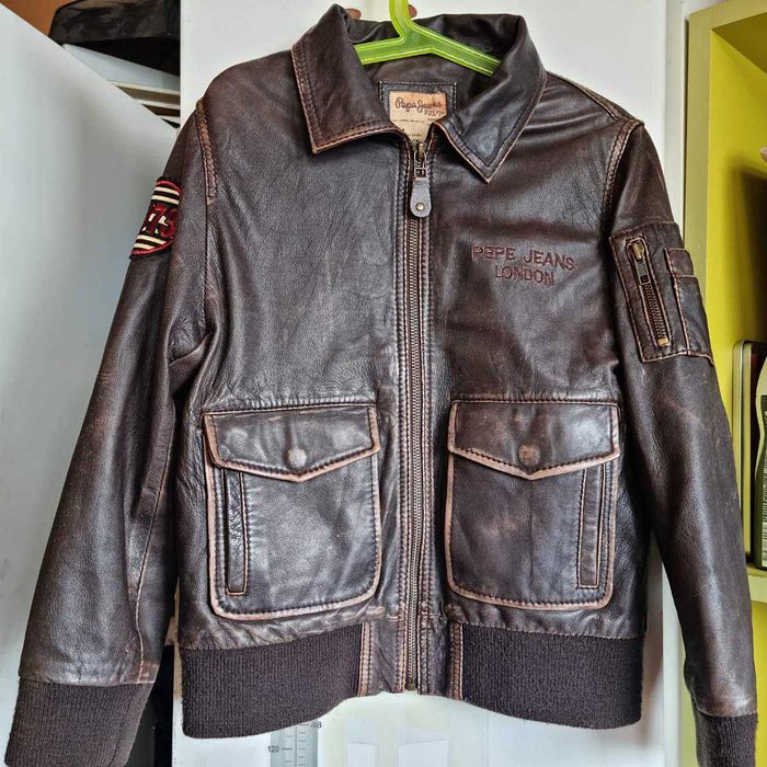 PEPE JEANS кожено яке за 8 год.