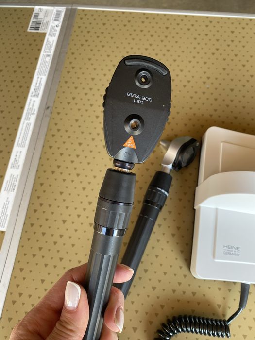 Kit 2 dispozitive monitorizare medic. Heine, Otoscop+Oftalmoscop EN200