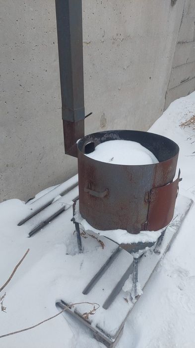 Продам казан и печка в комплекте