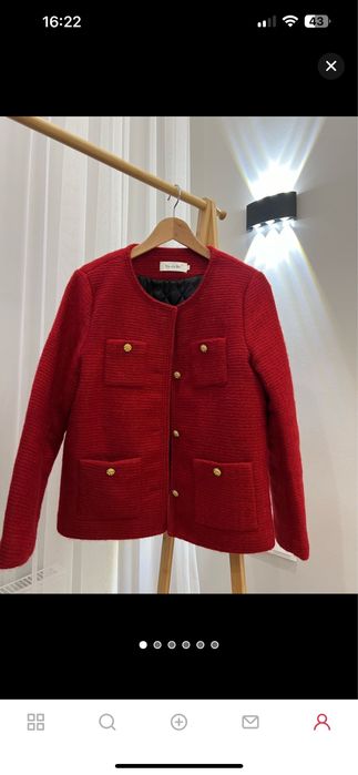 Шерстяной жакет