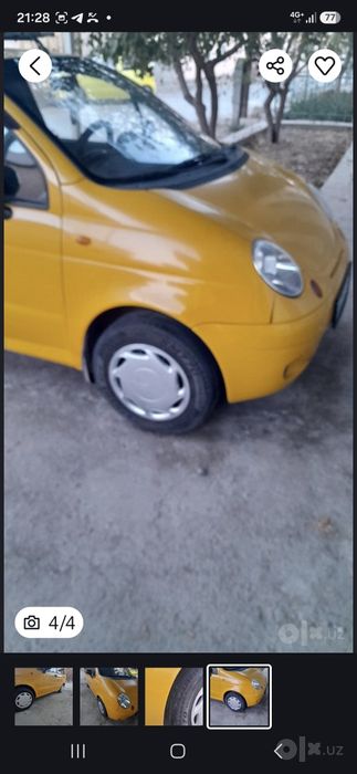 Matiz sotiladi holati yaxshi