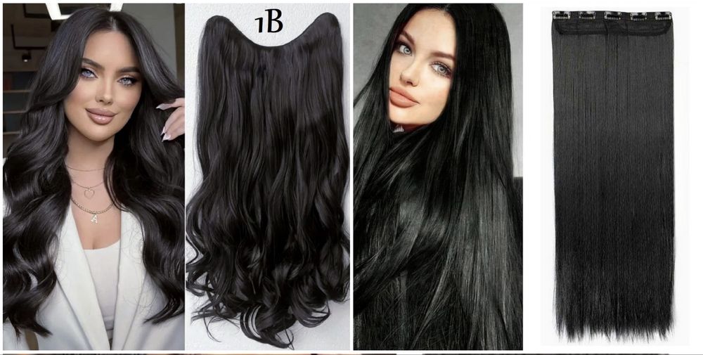 Нови черни треси екстеншън 21€