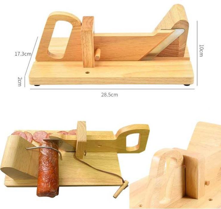 Дървена гилотина SLICER за прецизно рязане на мезета