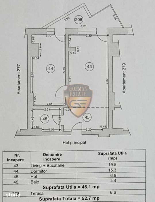 2 cam Mamaia Nord Alezzi Infinity vedere la mare 52.7mp, et 6, balcon,