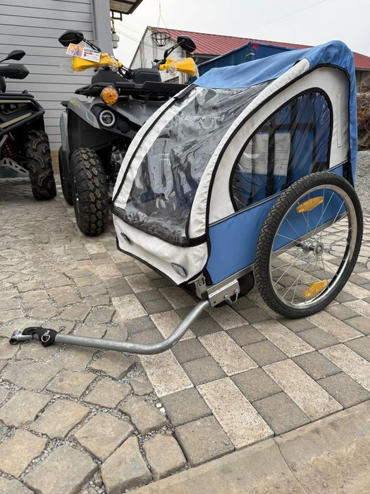 Remorca bicicleta pentru copii
