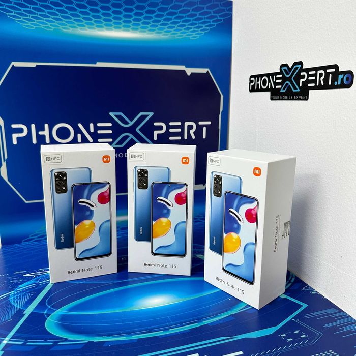 Telefon Mobil Xiaomi Redmi Note 11S Graphite Gray 128GB Nou