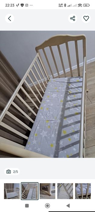 Детская кровать с матрассом