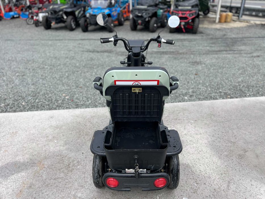 Triciclu electric Thor Super XL2 gri verde maro nou Agramix