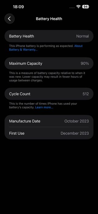 iPhone 15 plus 128 GB Black - с документ