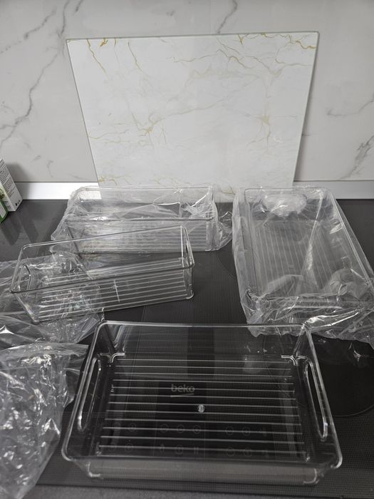 Set 4 organizatoare frigider dulap etc