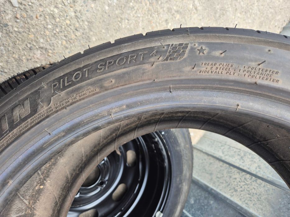 1 Anvelopa de VARA - 255/40/18 - Michelin Pilot Sport 4 RUN-FLAT - Stare BUNA DOT 2022 !