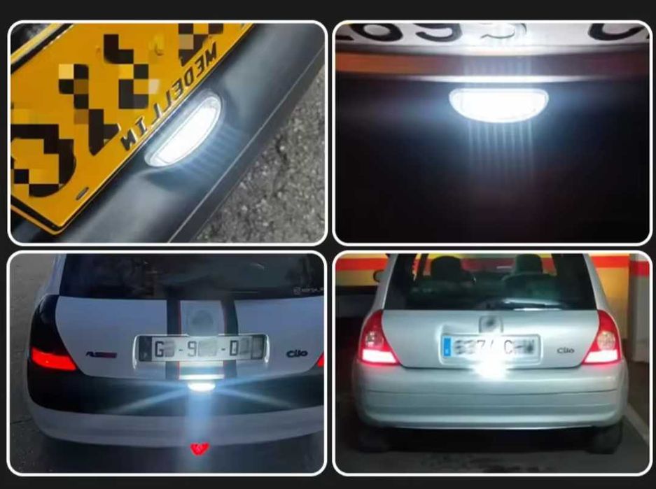 ЛЕД плафон за задния регистрационен номер за Renault Clio Twingo Рено