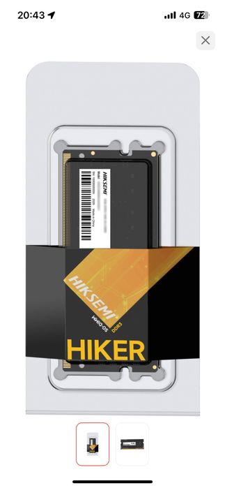 Оперативная память Hiksemi 8 Гб, DD3