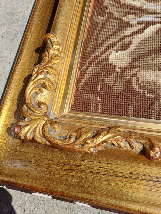 tablou goblen Fecioara Maria cu Pruncul 46/56 cm
